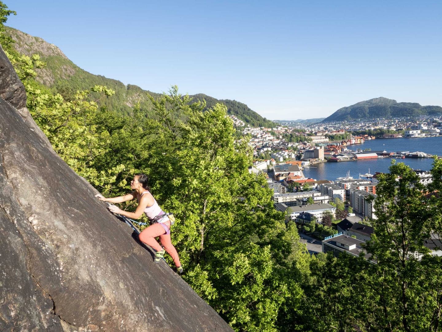 Klatrebilde fra Bergen
